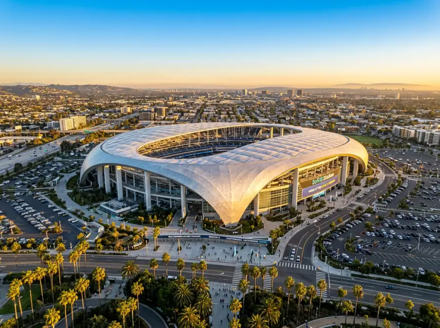 SoFi Stadium in Inglewood, Los Angeles — WM-2026-Spielstätte und Architektur-Highlight